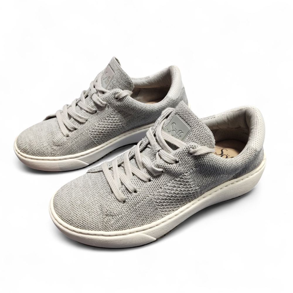 Sofft Waylyn Fabric Knit Grey Sneaker Womens 7.5M - Picture 2 of 9